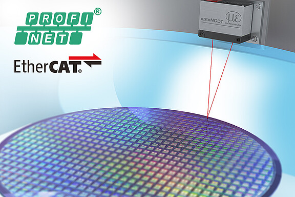 חיישן לייזר עם ממשק Industrial Ethernet