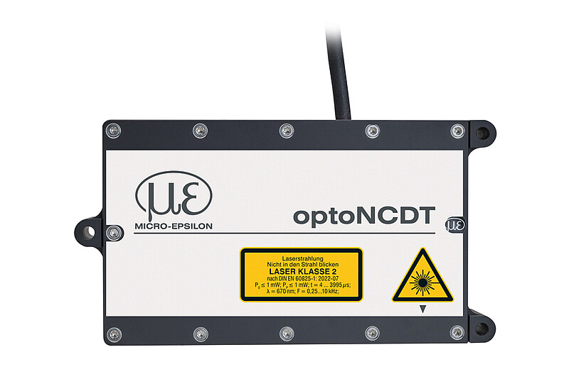 חיישן לייזר מדויק לטווחי מדידה של עד 750 מ״מ