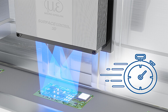 זמני עיבוד קצרים עם surfaceCONTROL 3D 3560