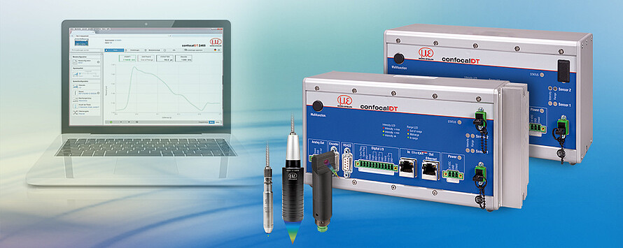 Ljusintensiva mätningar med hög hastighet av avstånd och tjocklek