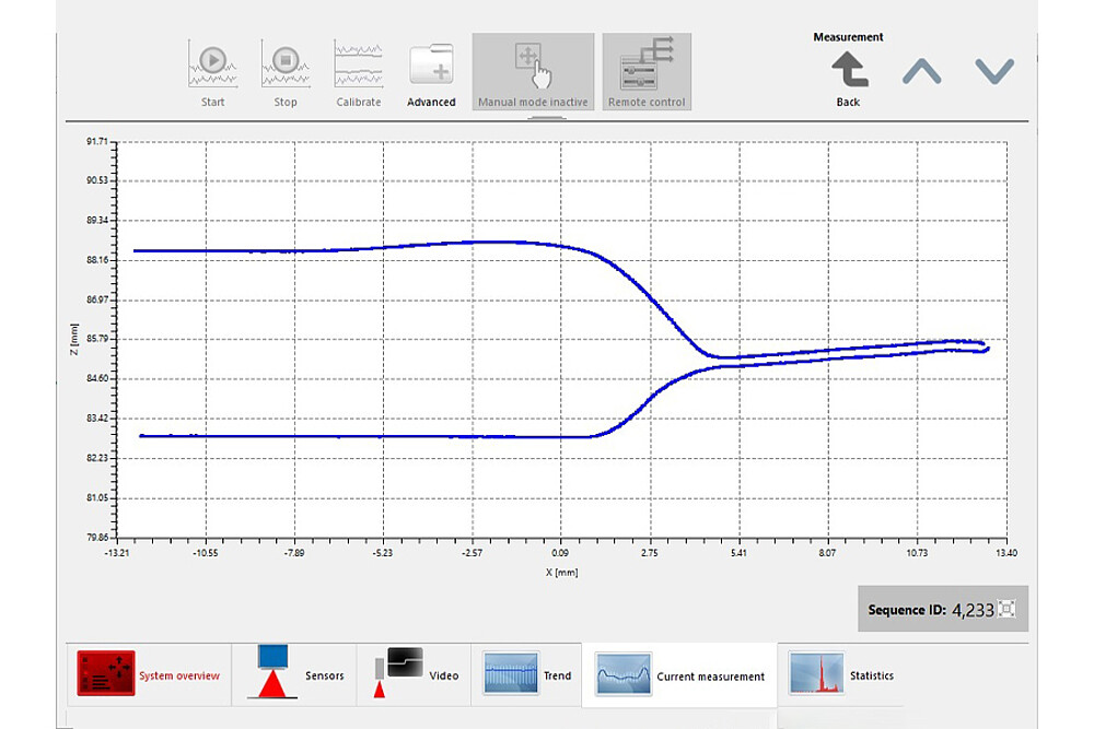 מדידה עם thicknessGAUGE 3D