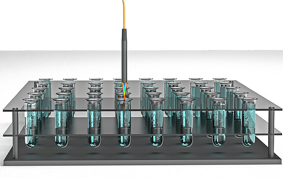 Filling level measurements trays