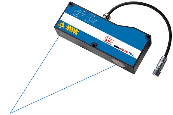 Blue laser triangulation sensor - optoNCDT 1710BL 