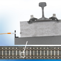 Verformungsmessung von Betonfugen und Bahnschwellen